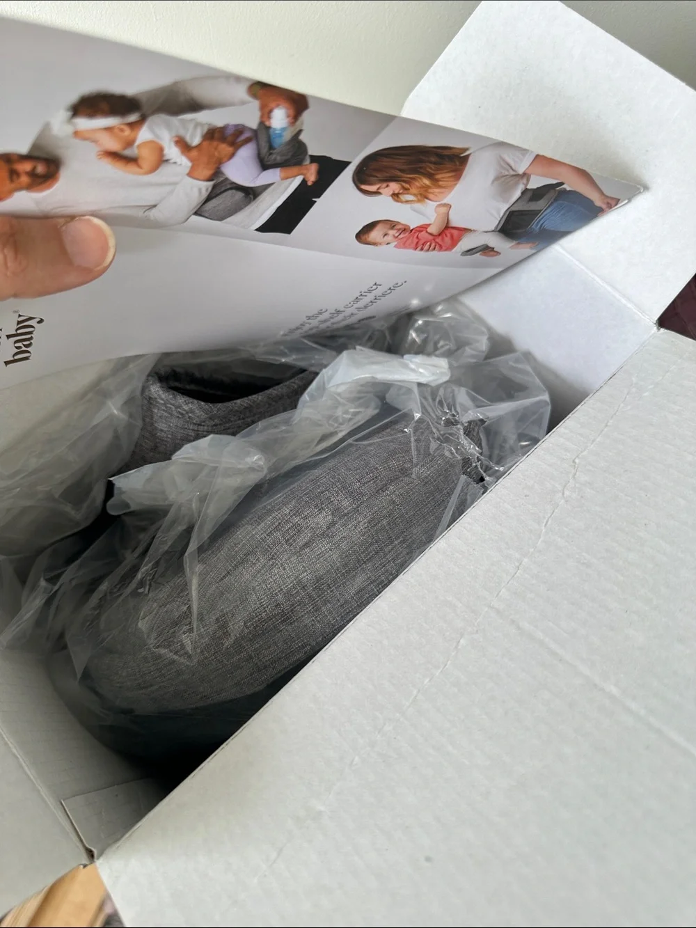 Tush Baby Grey Strapless Baby Hipseat